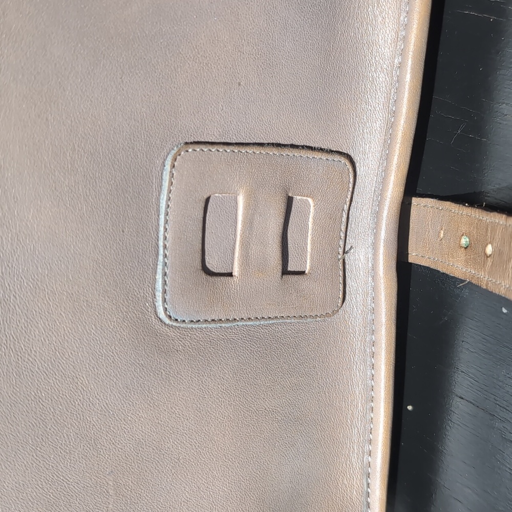 Vintage Coach Small Saddle Pouch, Grey, NYC - Picture 4 of 16
